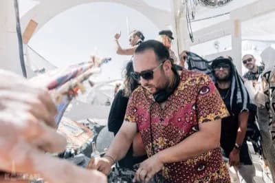 Papa Lu at Burning Man Kazbah